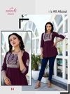 Annie By Annie Embroidery Rayon Short Ladies Top Wholesale Price In Surat